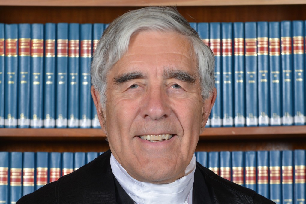 Nicholas Addison Phillips, 86, a non-permanent judge of the Hong Kong Court of Final Appeal since 2012, has stepped down, citing “personal reasons”. Photo: Handout