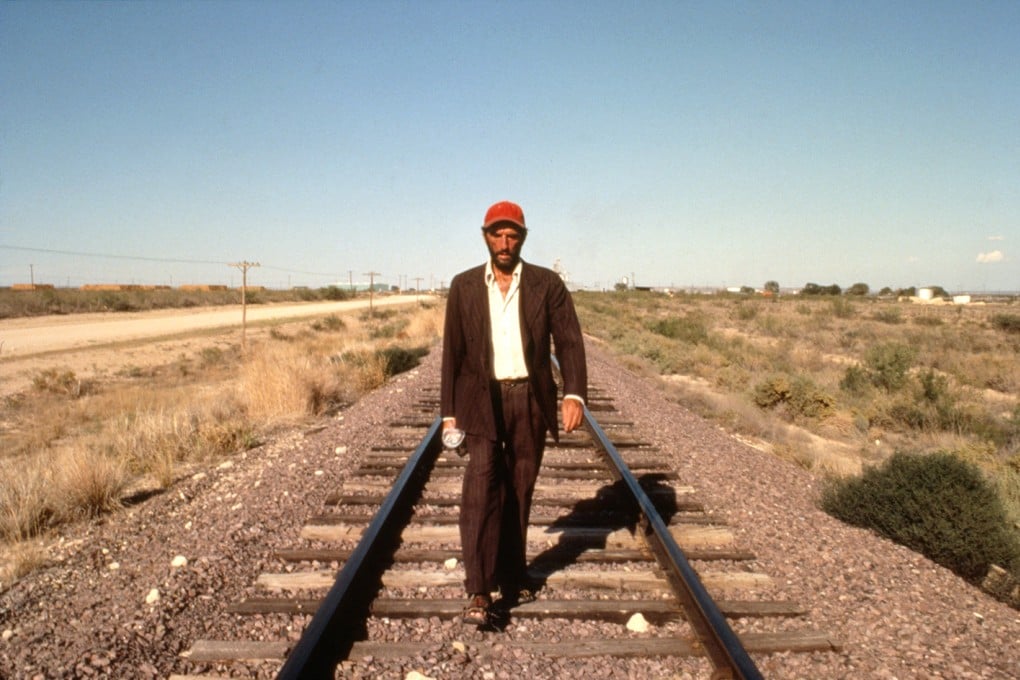Harry Dean Stanton as Travis in a still from Paris, Texas, directed by Wim Wenders. A restored 4K print of the film is being re-released. Photo: Wim Wenders Stiftung