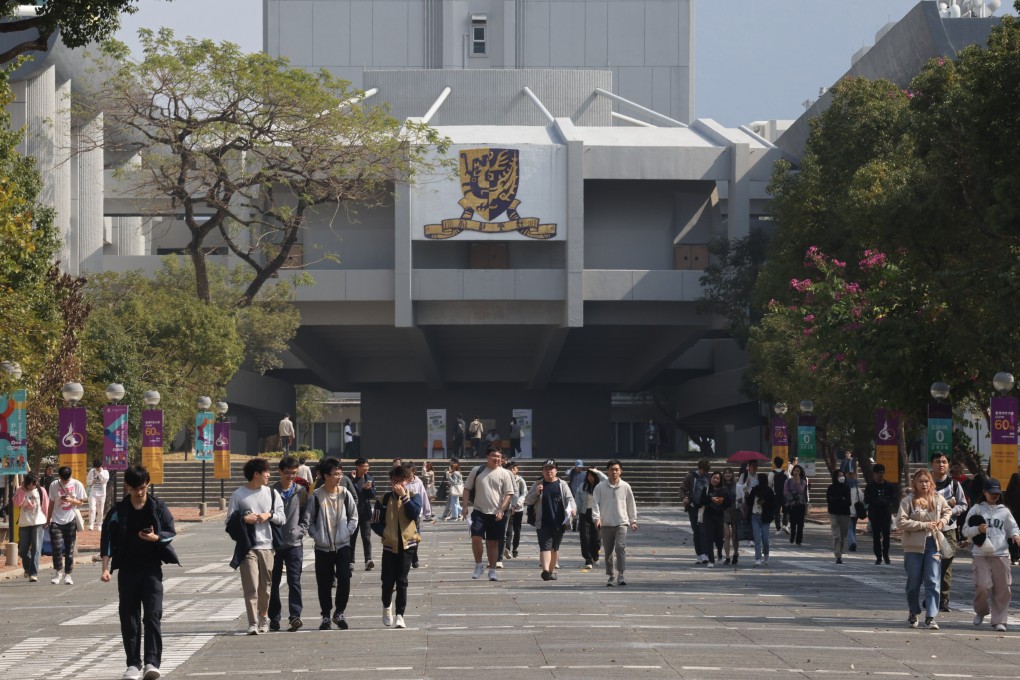 People walk through the Chinese University of Hong Kong campus in Sha Tin on January 8. Photo: Yik Yeung-man