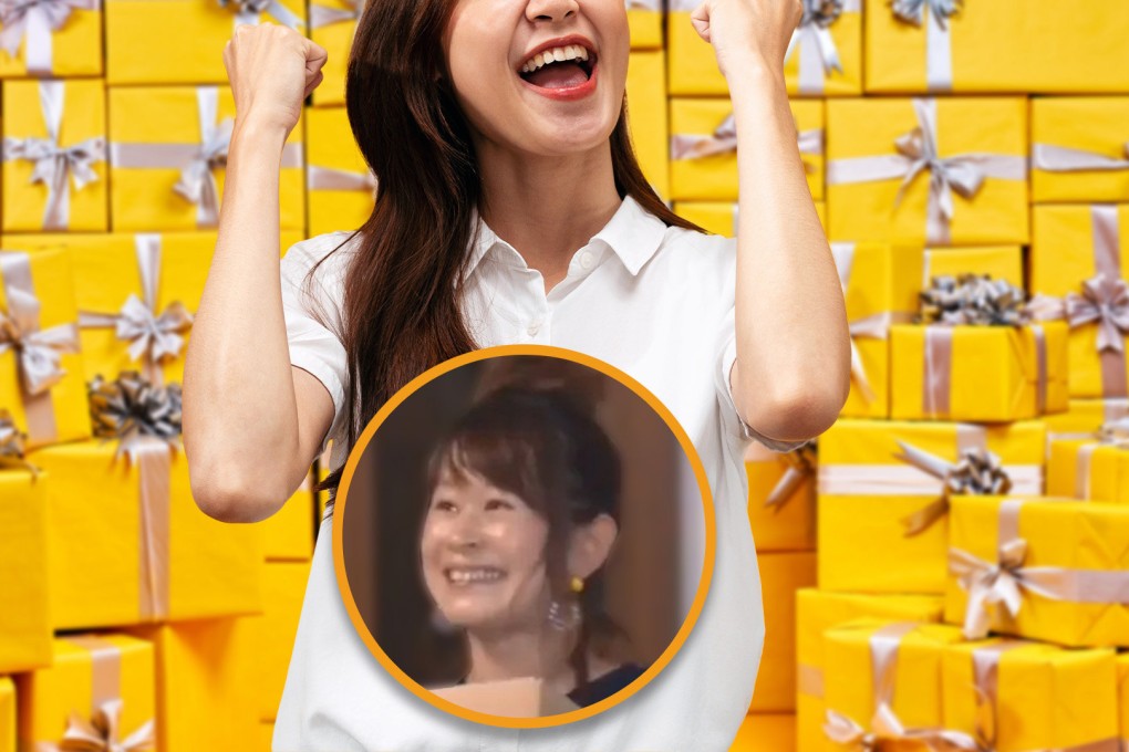 A woman in Japan reported winning around 500 raffles in a single year, accumulating prizes worth US$70,000, earning her the nickname “Lucky Queen”. Photo: SCMP composite/Shutterstock/YouTube