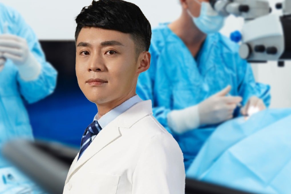 Eye doctor, Tao Yong, who was brutally stabbed by a patient, has made a triumphant return to his surgical practice. Photo: SCMP composite/Shutterstock/Weibo