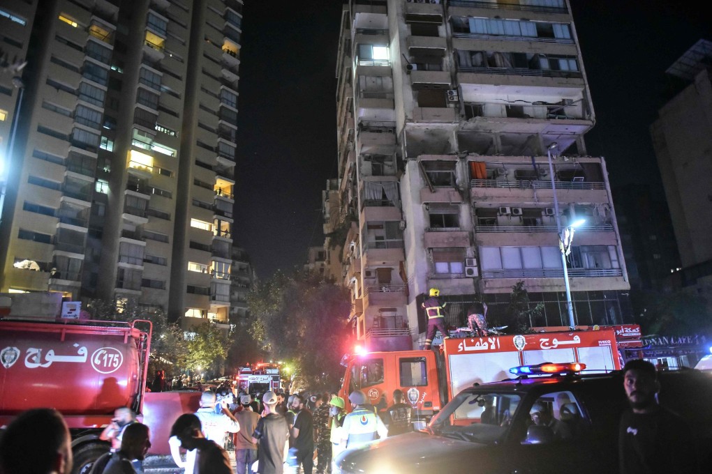 2 dead as Israeli strike hits central Beirut in first attack within