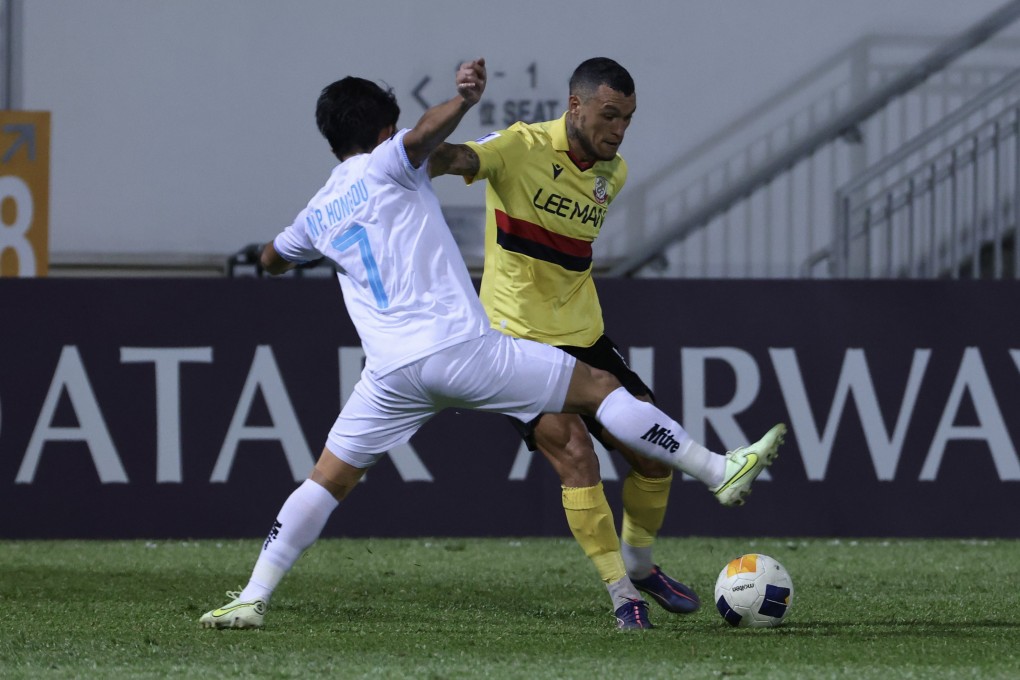 Everton Camargo created a rush of first-half chances for Lee Man. Photo: Jonathan Wong