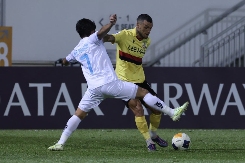 Everton Camargo created a rush of first-half chances for Lee Man. Photo: Jonathan Wong