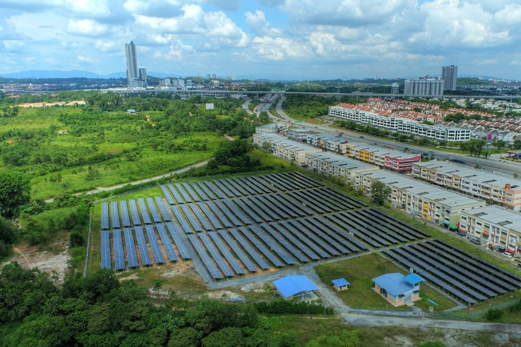 A solar farm in Puchong, Selangor, Malaysia. Photo: Shutterstock