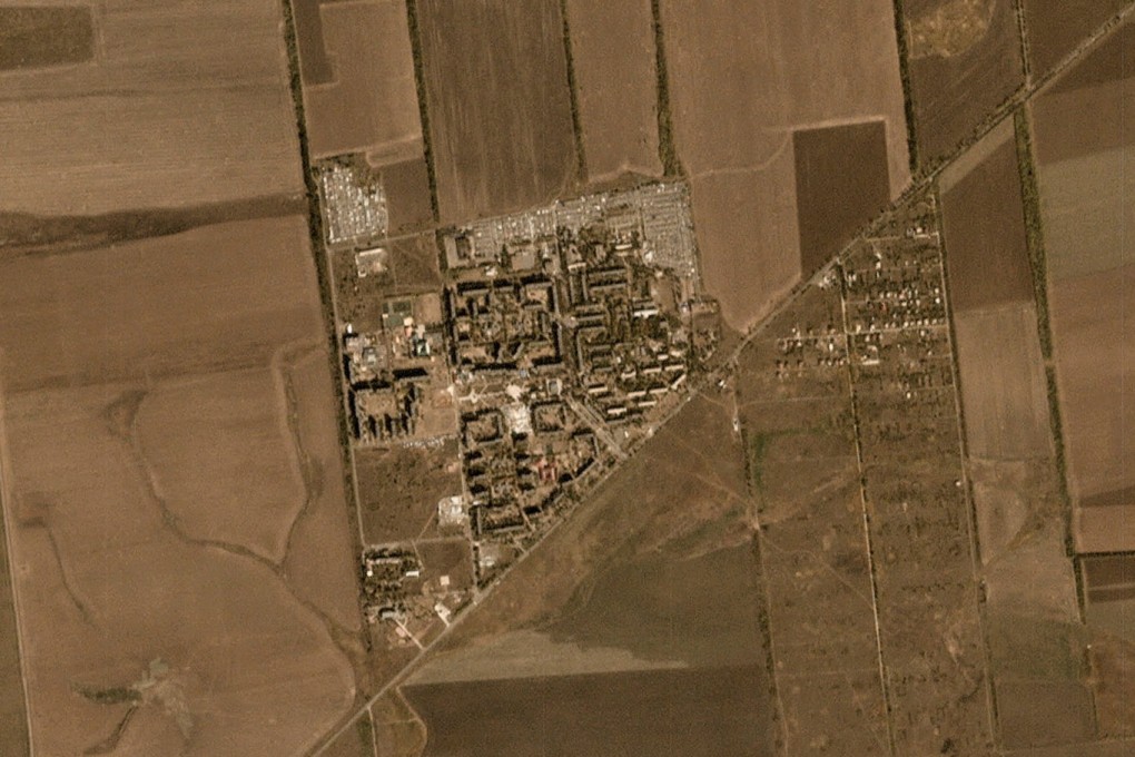 A satellite view of Vuhledar, in the Donetsk region, is seen in September amid Russia’s attack on Ukraine. Image: Planet Labs via Reuters