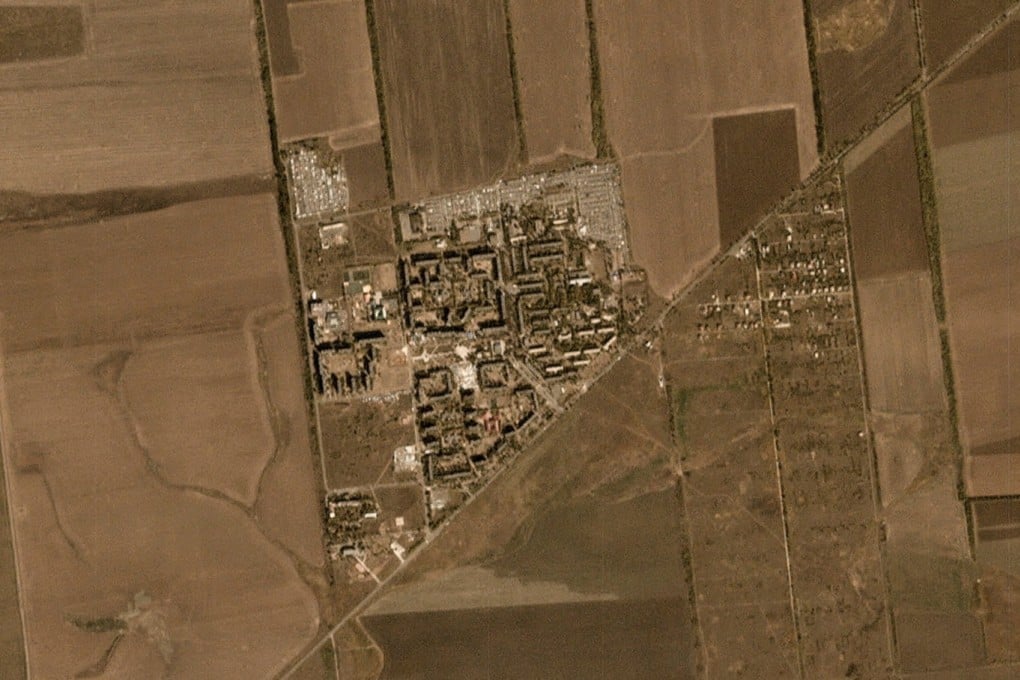 A satellite view of Vuhledar, in the Donetsk region, is seen in September amid Russia’s attack on Ukraine. Image: Planet Labs via Reuters