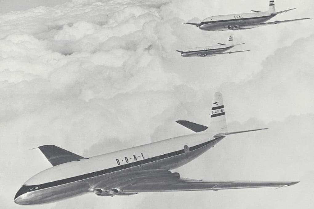 In the 1950s, British airlines like BOAC were competing with American carriers like TWA and Pan Am who, until the advent of later-model Comet (shown), had a big advantage in aircraft and in-flight service. Photo: SCMP Archives
