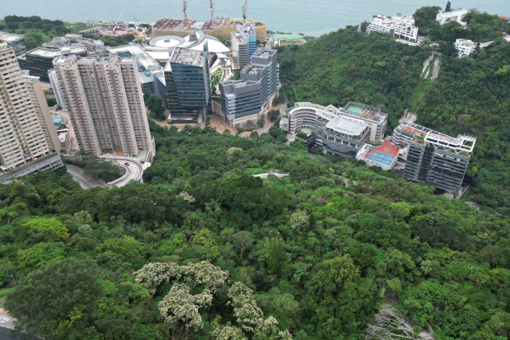 It was estimated more than 2,000 trees would need to be cut down for the project in Pok Fu Lam. Photo:  Dickson Lee