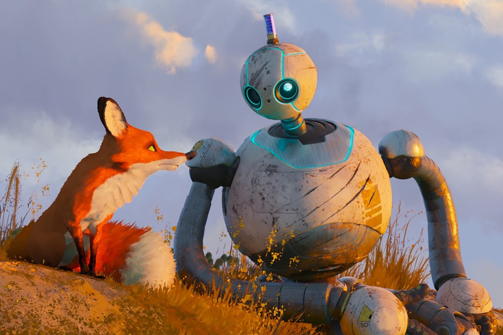 Fink (left, voiced by Pedro Pascal) and Roz (Lupita N’yongo) in a still from The Wild Robot, one of five films and shows we recommend for viewers in Hong Kong this weekend. Photo: Universal Pictures/DreamWorks Animation