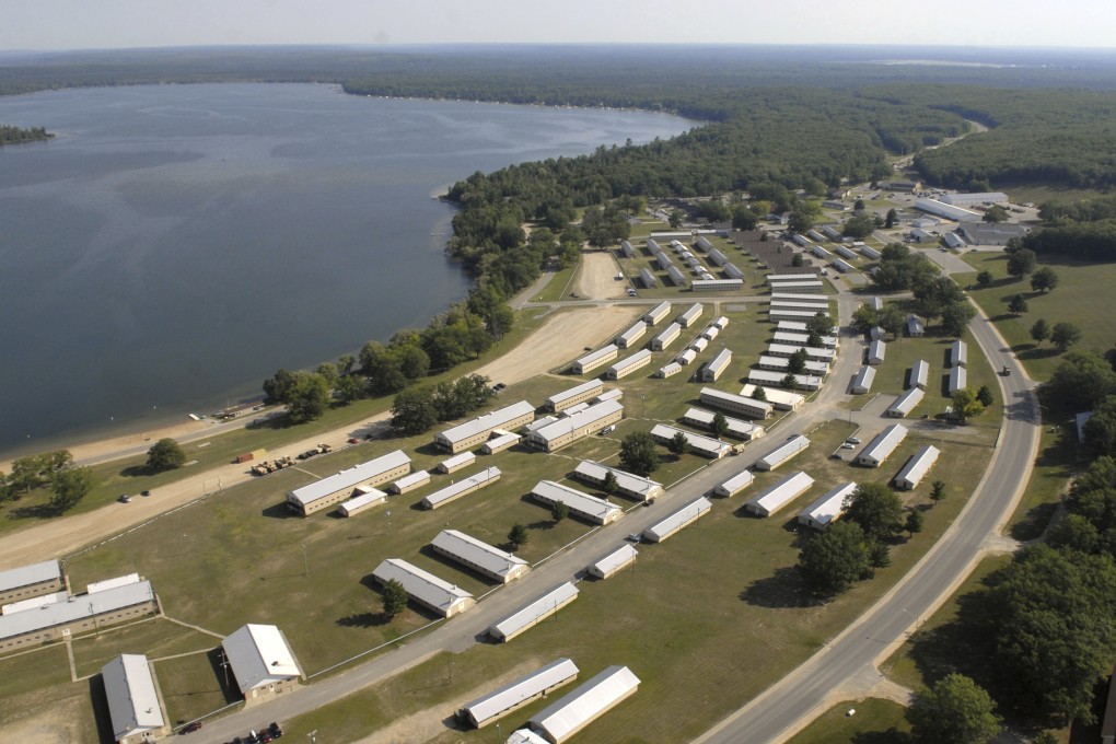 Camp Grayling is seen from the air in Grayling, Michigan, in July 2014. Photo: AP