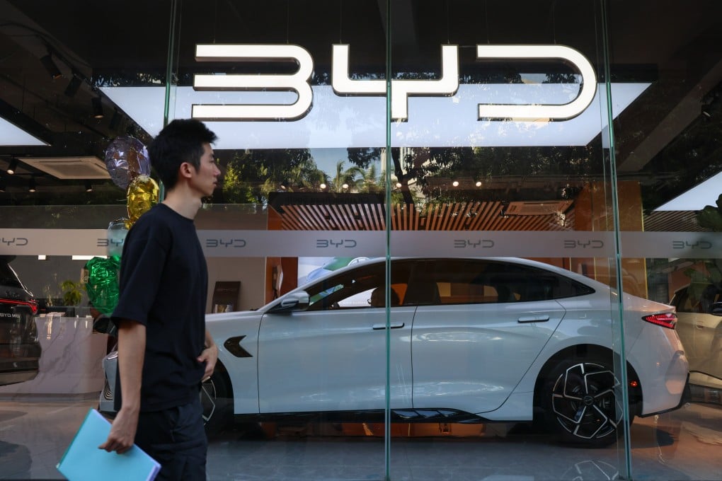 BYD is the top mainland EV brand in Hong Kong. Photo: Jelly Tse