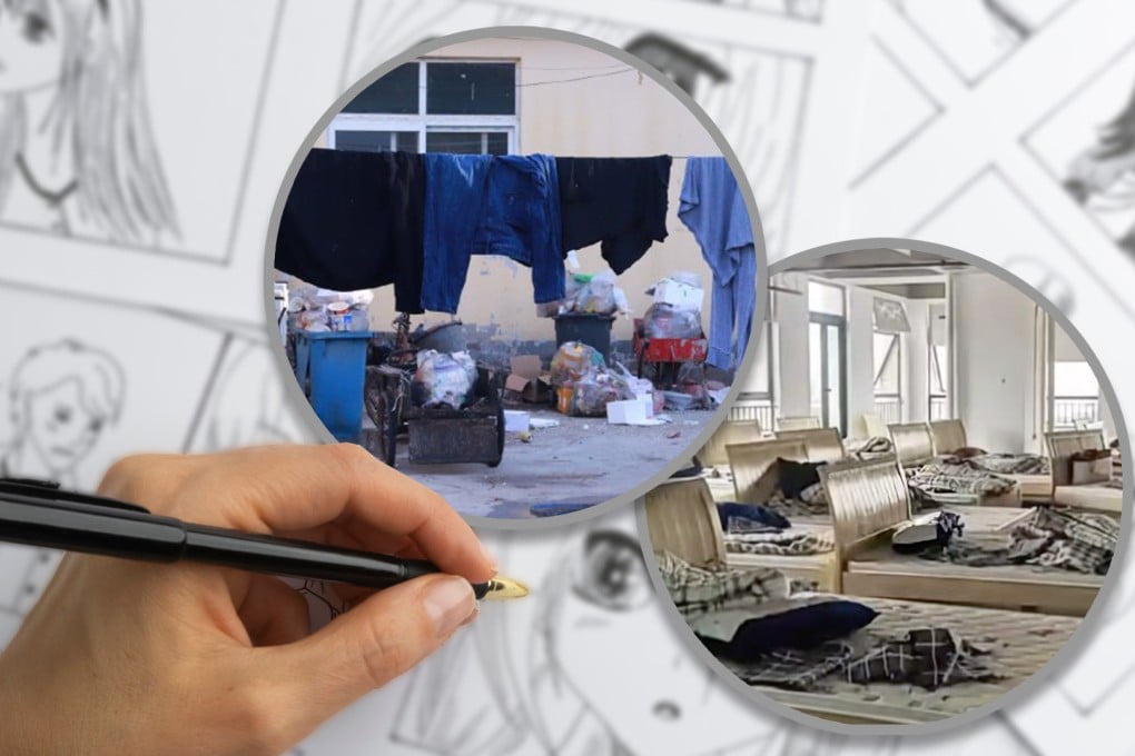 Former staff claimed that since 2008, dozens of comic artists have resided in dormitories converted from a livestock factory. Photo: SCMP composite/Shutterstock/Weibo/Douyin