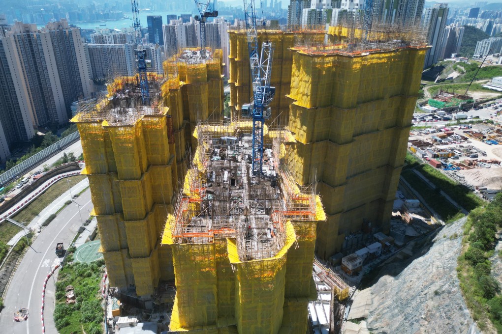 The project in Kwun Tong by CK Asset is the first being built by a private developer to contain a mixture of private and government-subsidised homes. Photo: Nora Tam