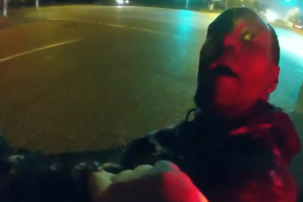 Tyre Nichols during a traffic stop by Memphis police in 2023, before he was brutally beaten. File photo: City of Memphis via EPA-EFE