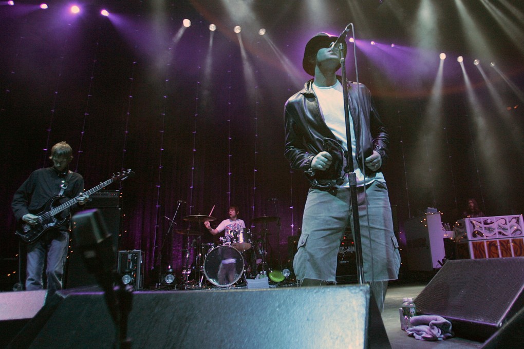 The British rock band Oasis performs in Massachusetts, US, in 2005. Photo: AP