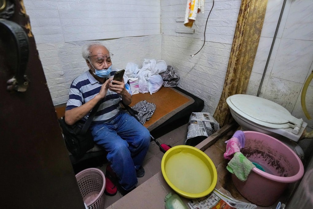Wong Chi-kong has turned down an offer of temporary government housing because the estate is too remote from the rest of the city. Photo: Elson Li