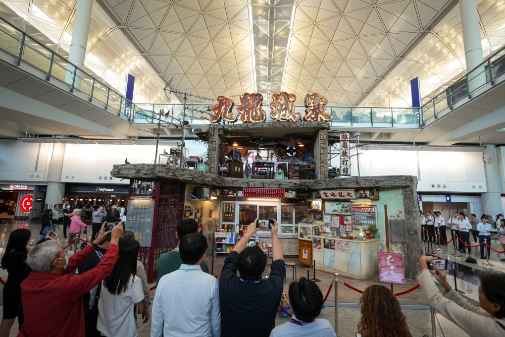 The exhibition at Hong Kong airport captures the unique character of the Kowloon Walled City, organisers have said. Photo: Sam Tsang
