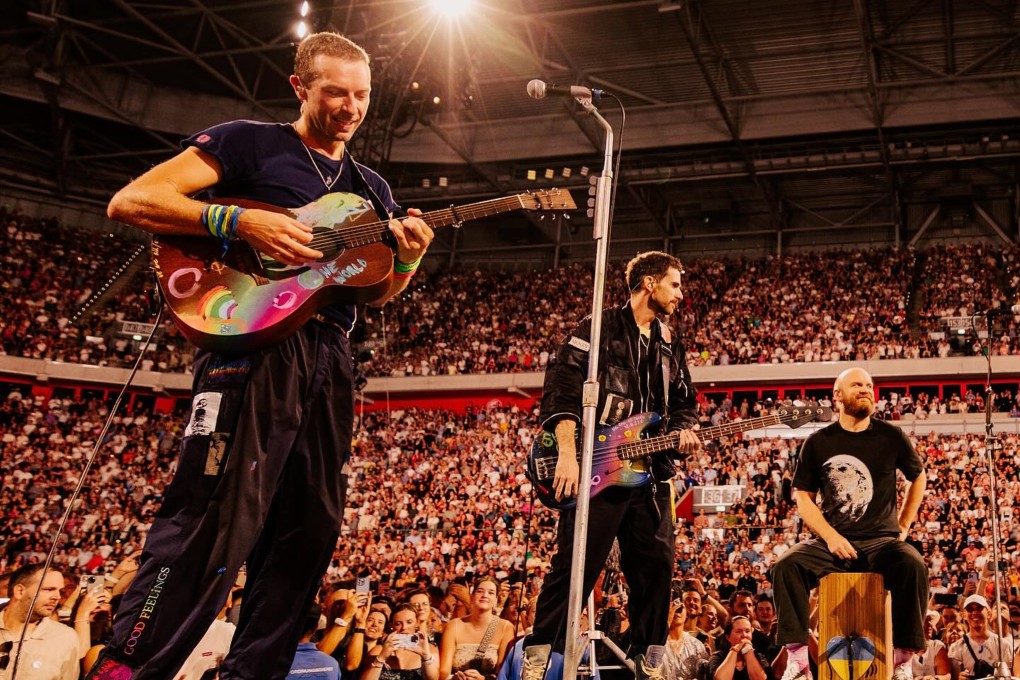 Coldplay performing in Dusseldorf, Germany, earlier this year. Photo: Facebook/Coldplay