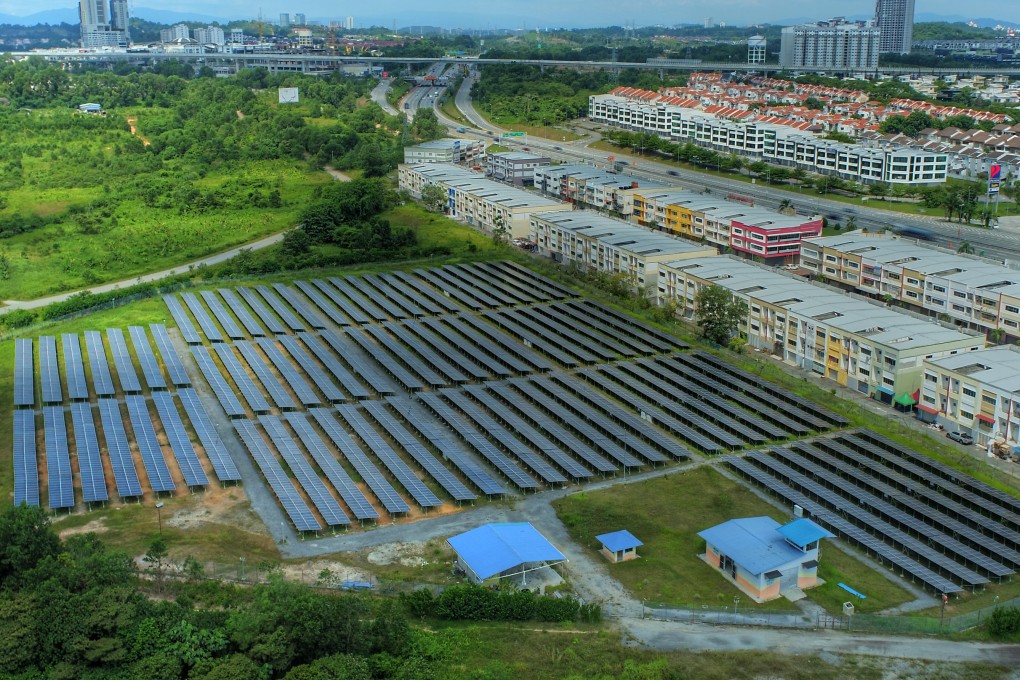A small solar farm in Puchong, Selangor, Malaysia. Photo: Shutterstock
