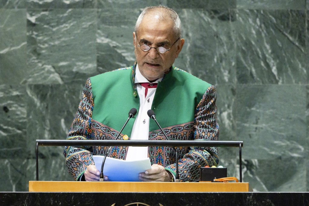 East Timor’s President Jose Ramos-Horta speaks at last year’s United Nations General Assembly. Photo: EPA-EFE