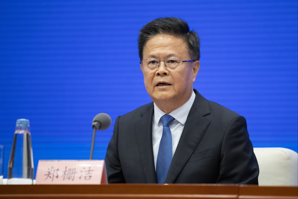 National Development and Reform Commission chairman Zheng Shanjie. Photo: EPA-EFE