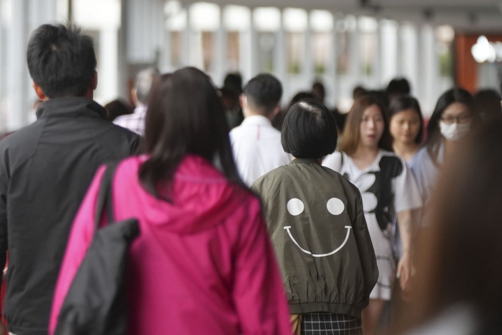 The lunch hour rush in Hong Kong’s Tsuen Wan district in March last year. Given that we spend about one-third of our lives at work, fostering a mental health-friendly environment is crucial. Photo: Sam Tsang