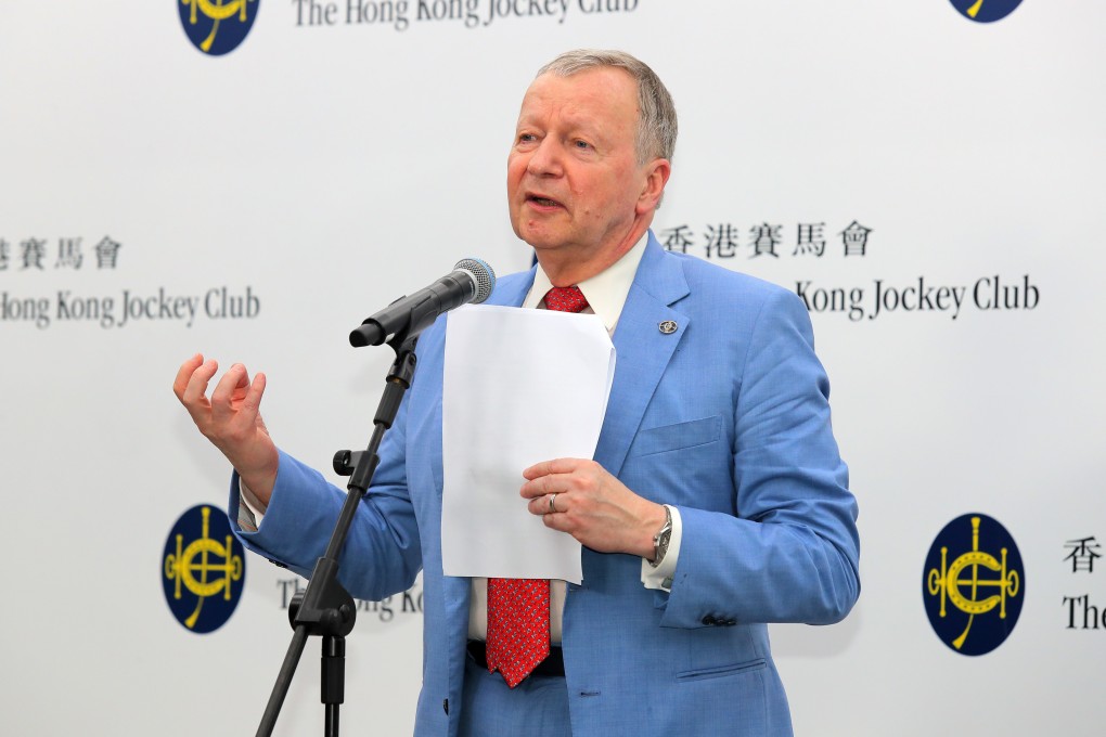 Jockey Club chief executive Winfried Engelbrecht-Bresges. Photo: Kenneth Chan