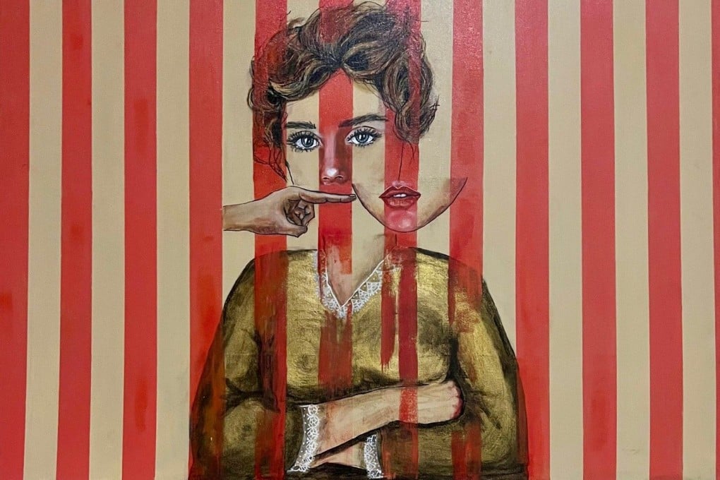 Interrupted Pendulum by Anna Zekavati is among works from around 150 women and female-identifying artists on show at the Women in Art Fair 2024 in London. Photo: Instagram/annazekavati