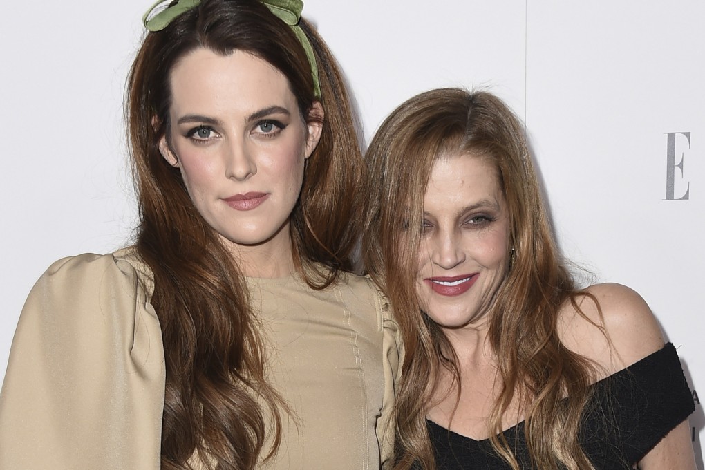 Riley Keough and her mother, Lisa Marie Presley, in Los Angeles in 2017. After Presley’s death, Riley Keough completed her mother’s memoir. Photo: AP