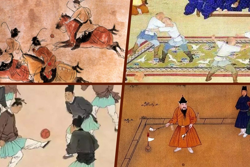 In ancient China, numerous games from thousands of years ago continue to influence modern sports. Photo: SCMP composite/Sohu