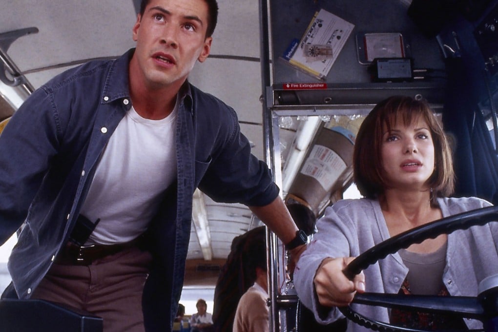 Keanu Reeves and Sandra Bullock in a still from 1994’s Speed. At a recent 30th anniversary screening, they and director Jan de Bont reflected on what made the film, which sparked the careers of all three, a US$350 million mega hit. Photo: TNS