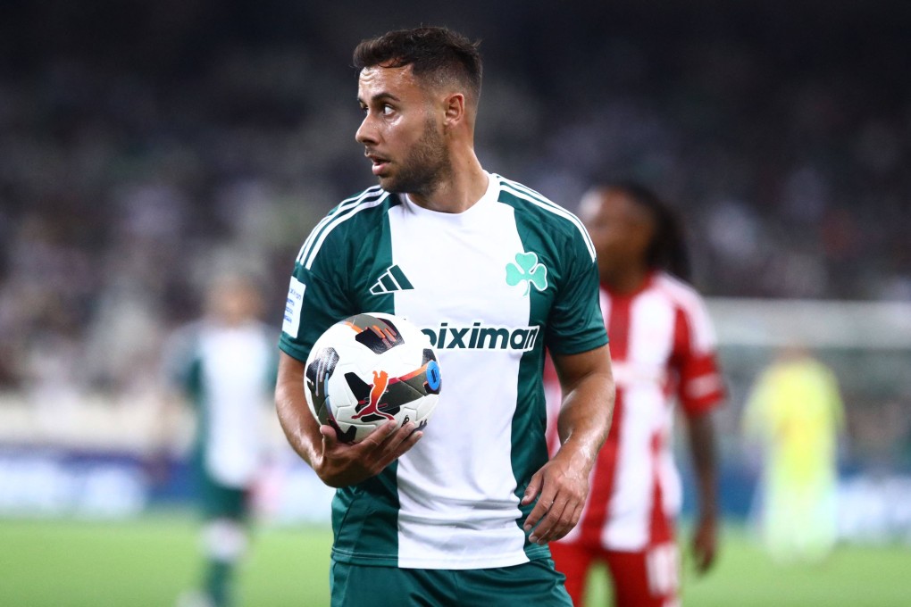 Panathinaikos defender George Baldock was found dead in his home pool on, state agency ANA said. Photo: AFP
