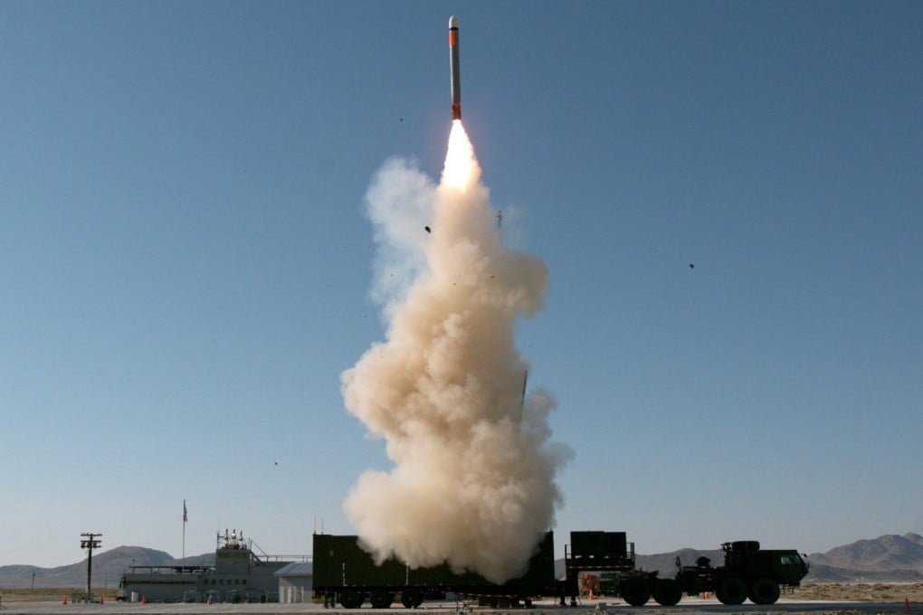 US soldiers launch a Tomahawk missile from the Mid-Range Capability or Typhon launcher at a base in California last year. Photo: Handout via US Army
