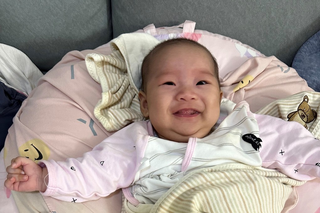 Whitney is in need of a life-saving heart transplant after developing an enlarged heart chamber. Photo: Hong Kong Children’s Hospital