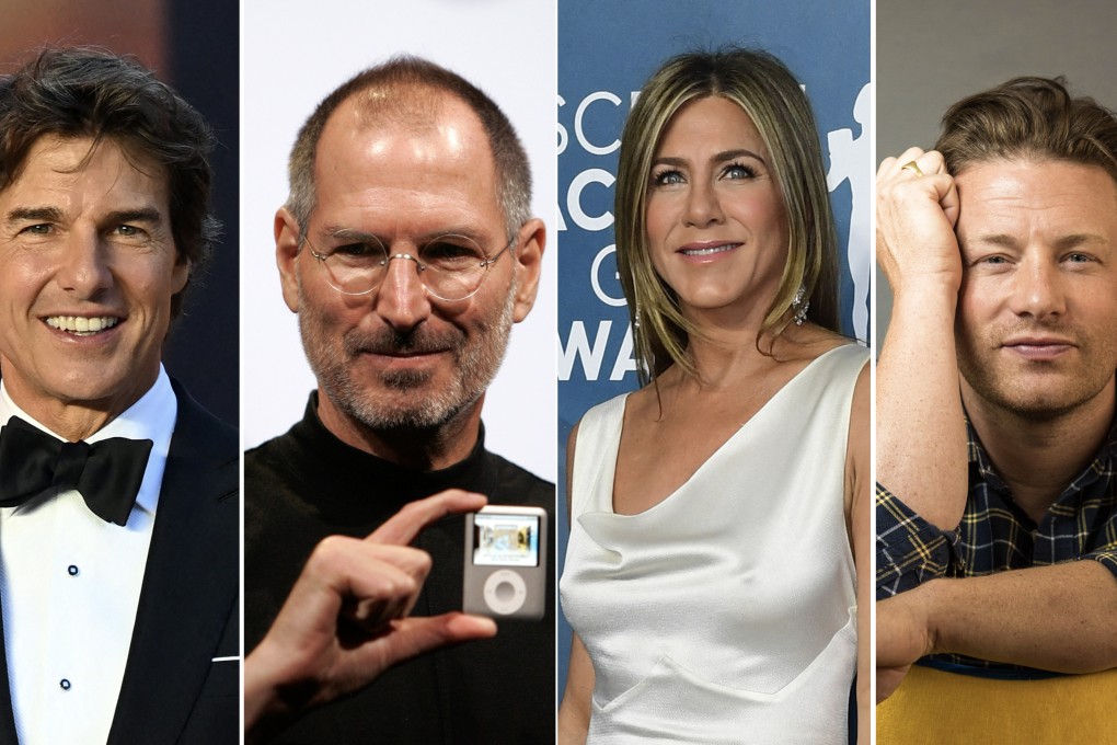 (From left) Tom Cruise, Steve Jobs, Jennifer Aniston and Jamie Oliver have dyslexia. Sir Richard Branson, who is also dyslexic, has launched DyslexicU, offering free courses for people to learn how to harness dyslexic thinking. Photo: AFP, AP