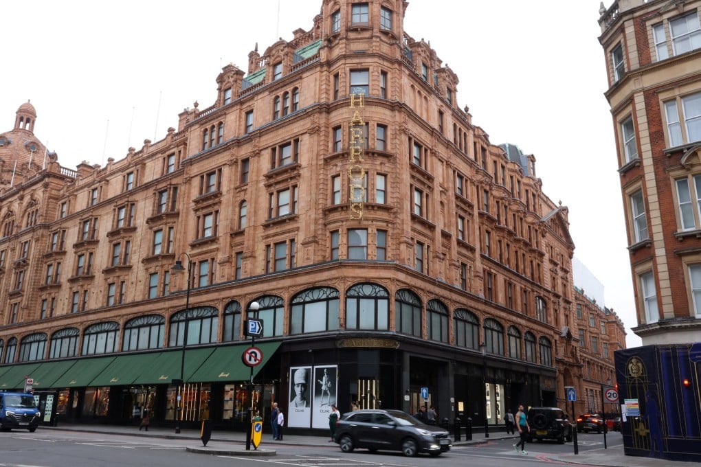 Harrods department store in London. Photo: Reuters