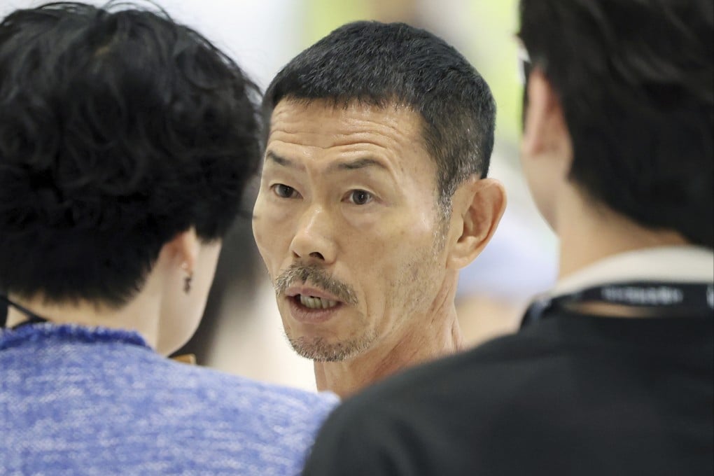 Son Woong-jung, father of English Premier League star Son Heung-min, at the signing event for his book in June. Photo: AP