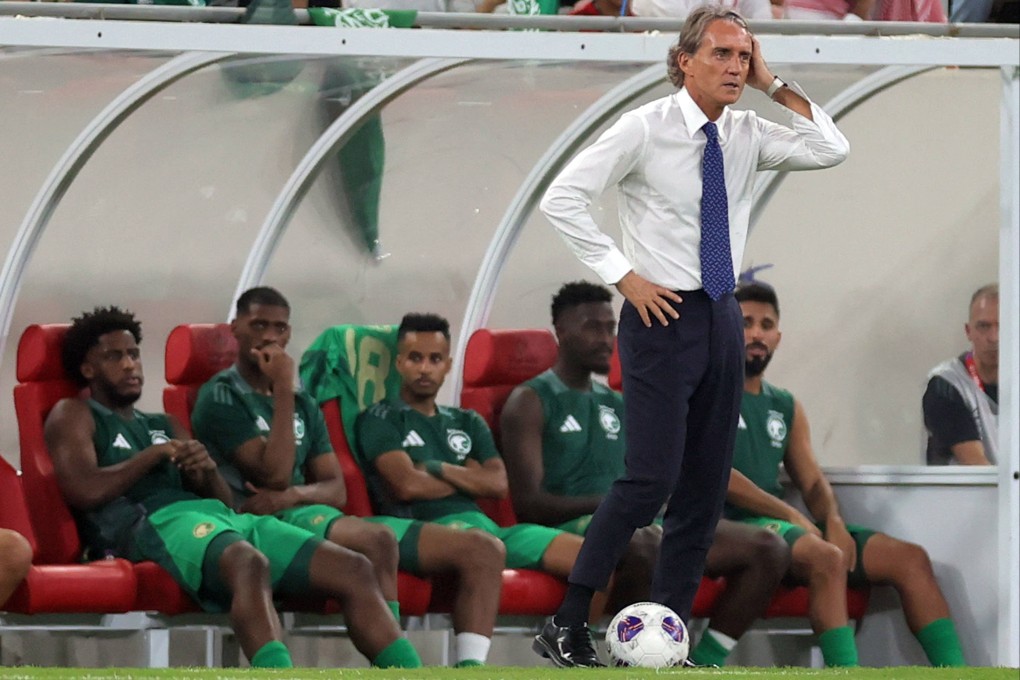 Saudi Arabia’s Italian coach Roberto Mancini has told his players they cannot rely on past performances to confirm their passage to North America in two years’ time. Photo: AFP