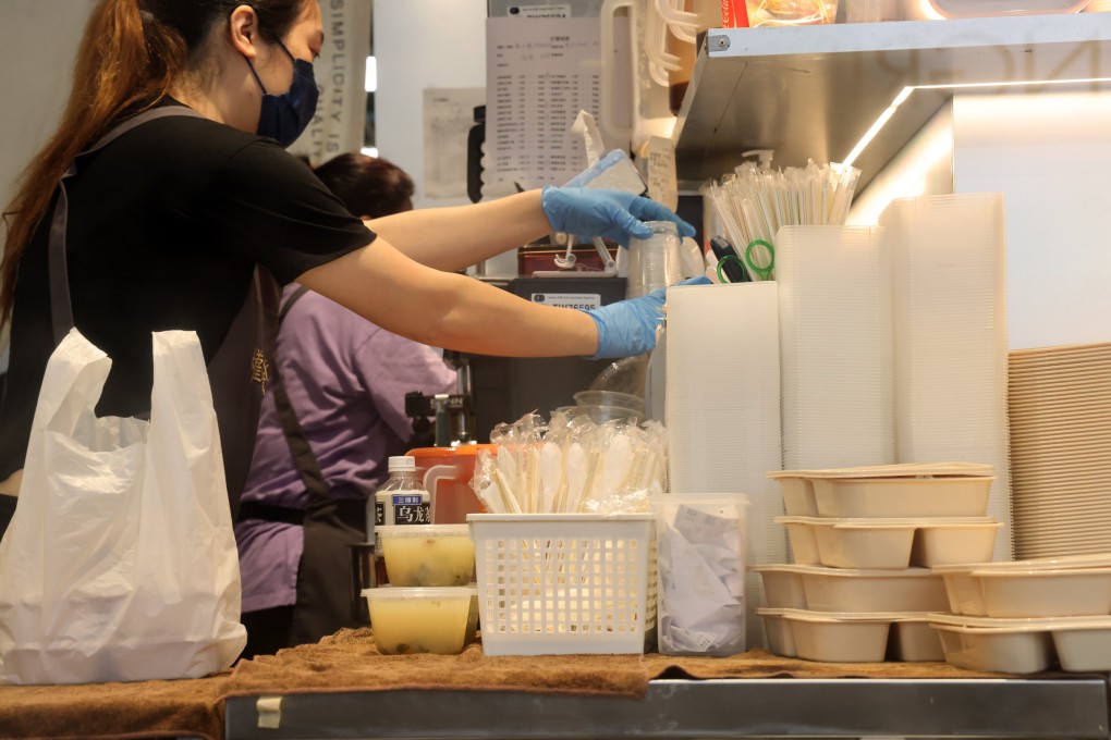 Hong Kong introduced the first stage of the single-use plastics ban on April 22. Photo: Jelly Tse