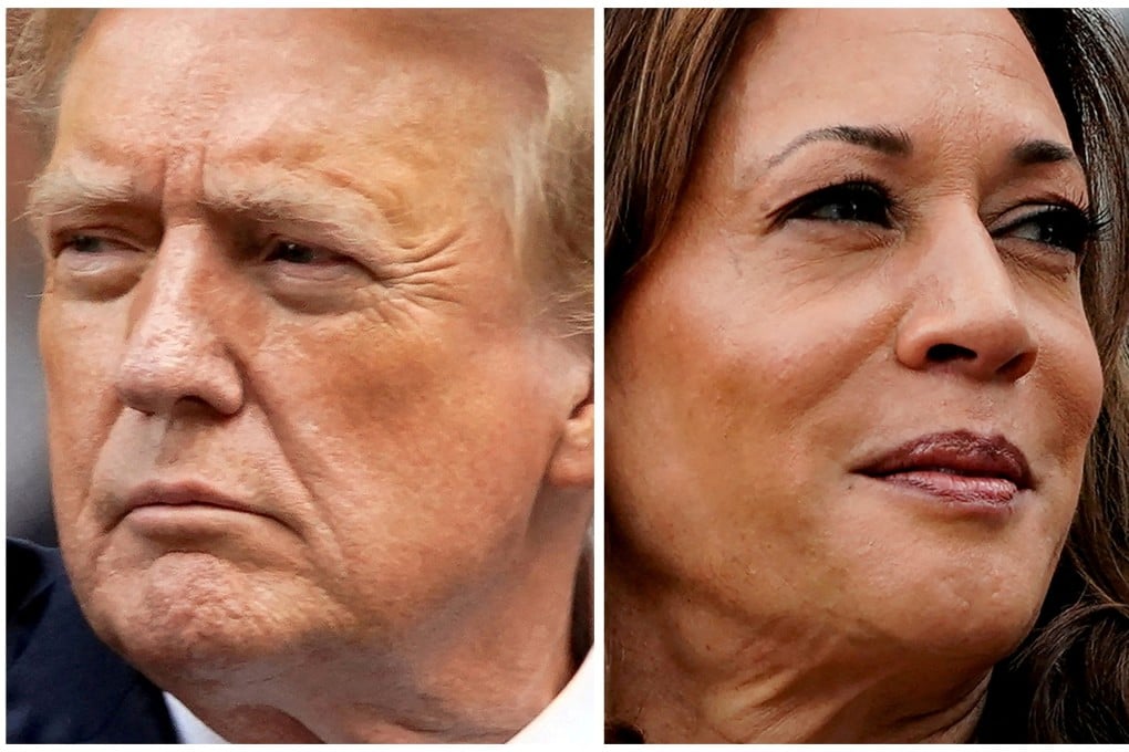 A prominent Chinese political scientist has argued that US-China economic relations will continue to deteriorate regardless of whether Donald Trump (left) or Kamala Harris (right) becomes the next US president. Photo: Reuters