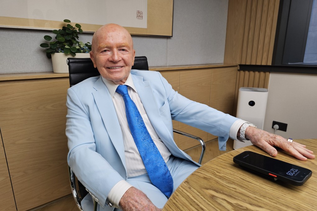 Legendary fund manager Mark Mobius, pictured on May 30, 2024, in Central, Hong Kong. Photo: Enoch Yiu
