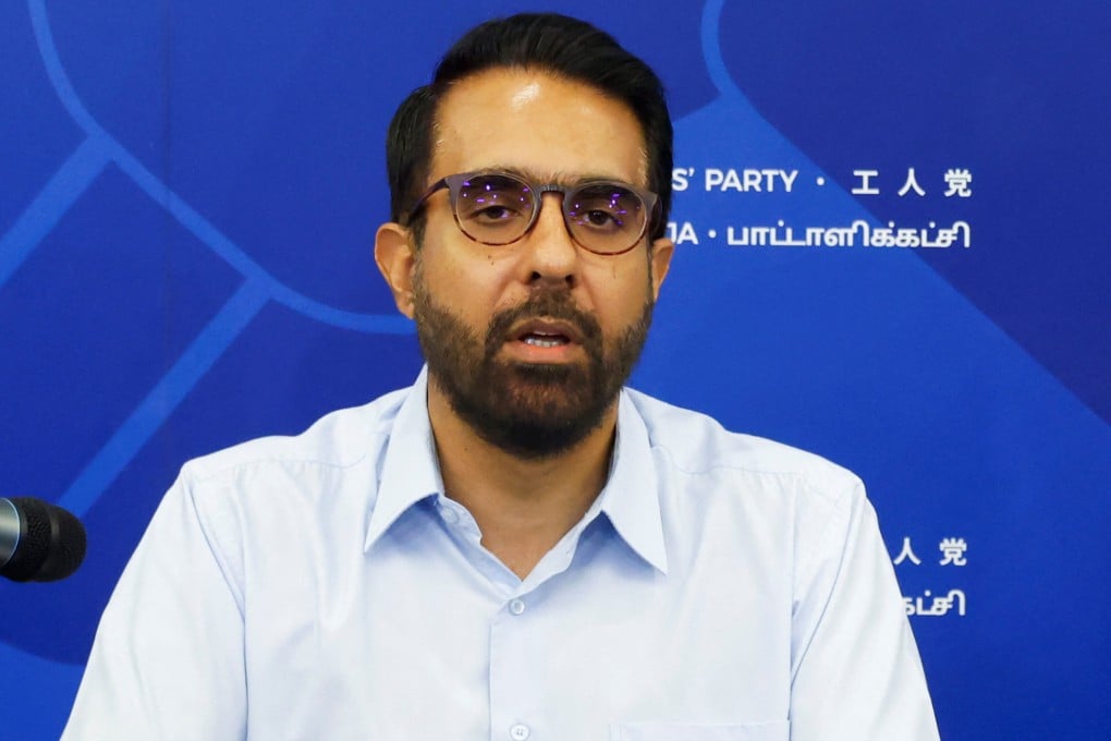 Workers’ Party Secretary General Pritam Singh during a news conference at party headquarters in Singapore last year. Photo: Reuters