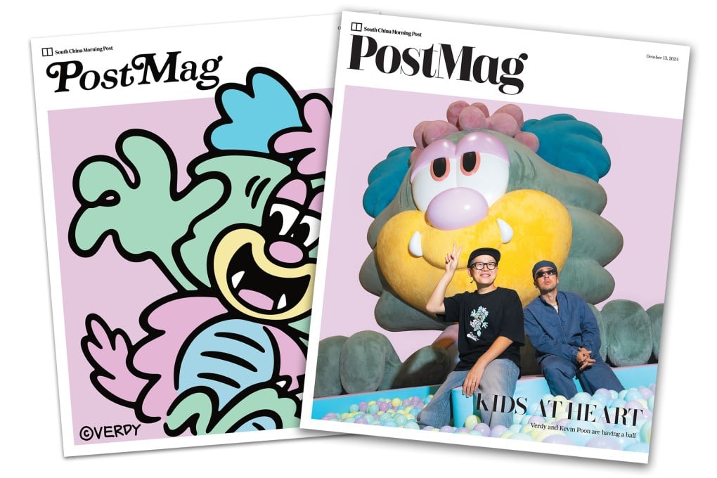 Artist Verdy has taken over PostMag’s cover this week with a custom design. It’s a collector’s edition in limited circulation – made even more fun by our printing a double cover