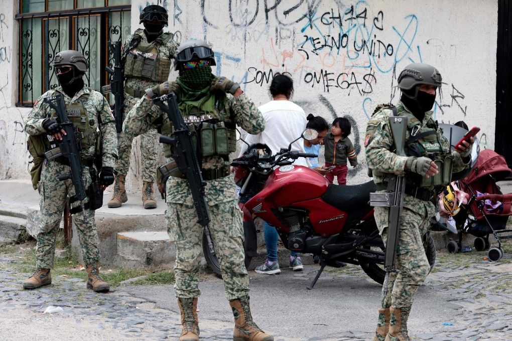 Mexican army soldiers in Jalisco State, Mexico. Photo: AFP