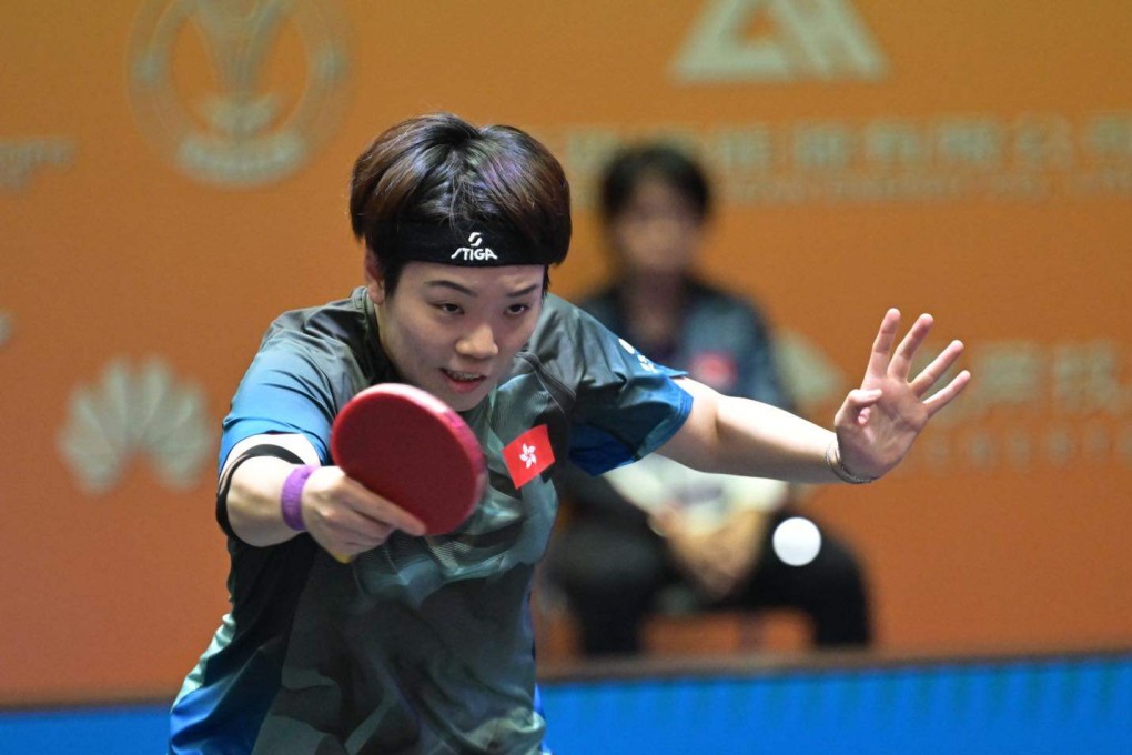 Doo Hoi-kem reached a singles podium for the first time. Photo: Hong Kong, China Table Tennis Association