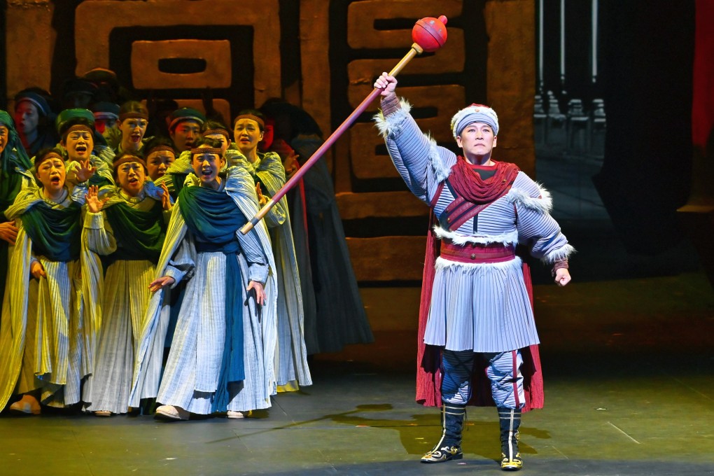 Andrea Shin as Calàf in Opera Hong Kong’s new production of Turandot. Photo: Opera Hong Kong