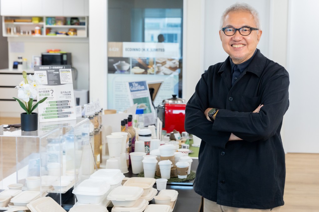 Ecoinno founder George Chen is on a mission to help curb plastic waste. Photo: Kong Yat-pang