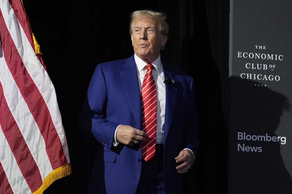 Republican presidential candidate Donald Trump on Tuesday. Photo: AP