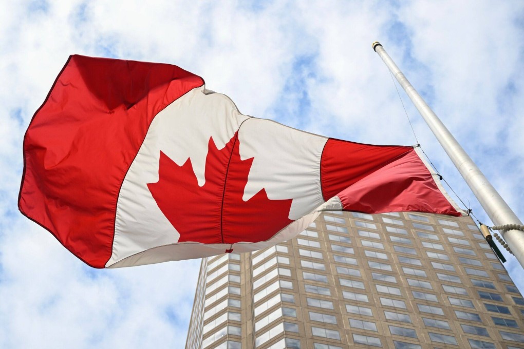 A Canadian flag in Montreal, Quebec. Photo: Bloomberg